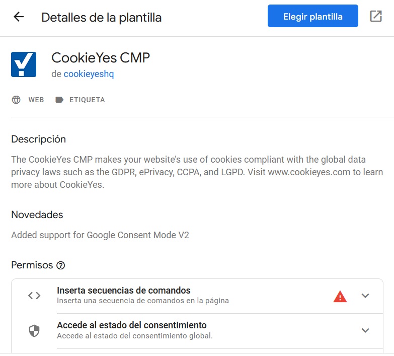 Google Consent Mode V2 y CookieYes