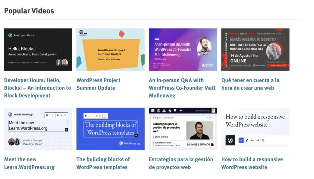 Recursos gratuitos para aprender WordPress 7 Recursos gratuitos para aprender WordPress