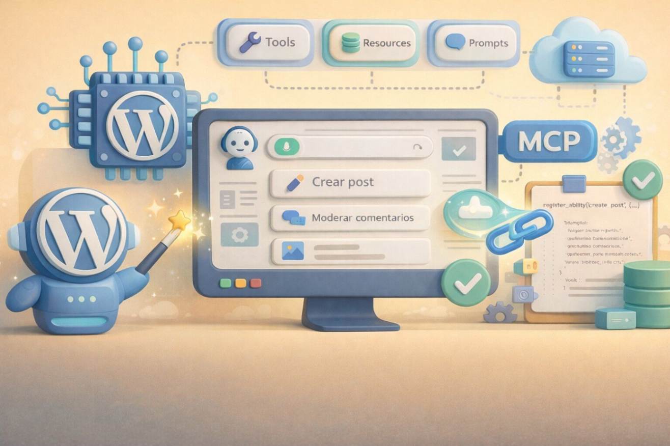 MCP en WordPress: cómo la IA está cambiando el desarrollo web desde dentro