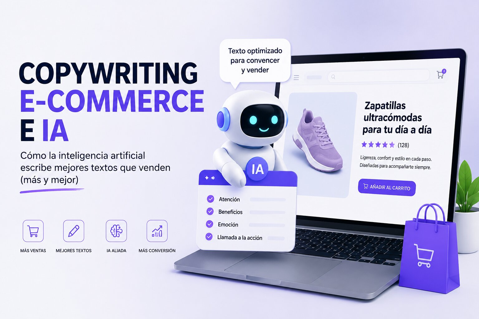 Copywriting para ecommerce con IA: Estrategias avanzadas para maximizar la conversión en 2026