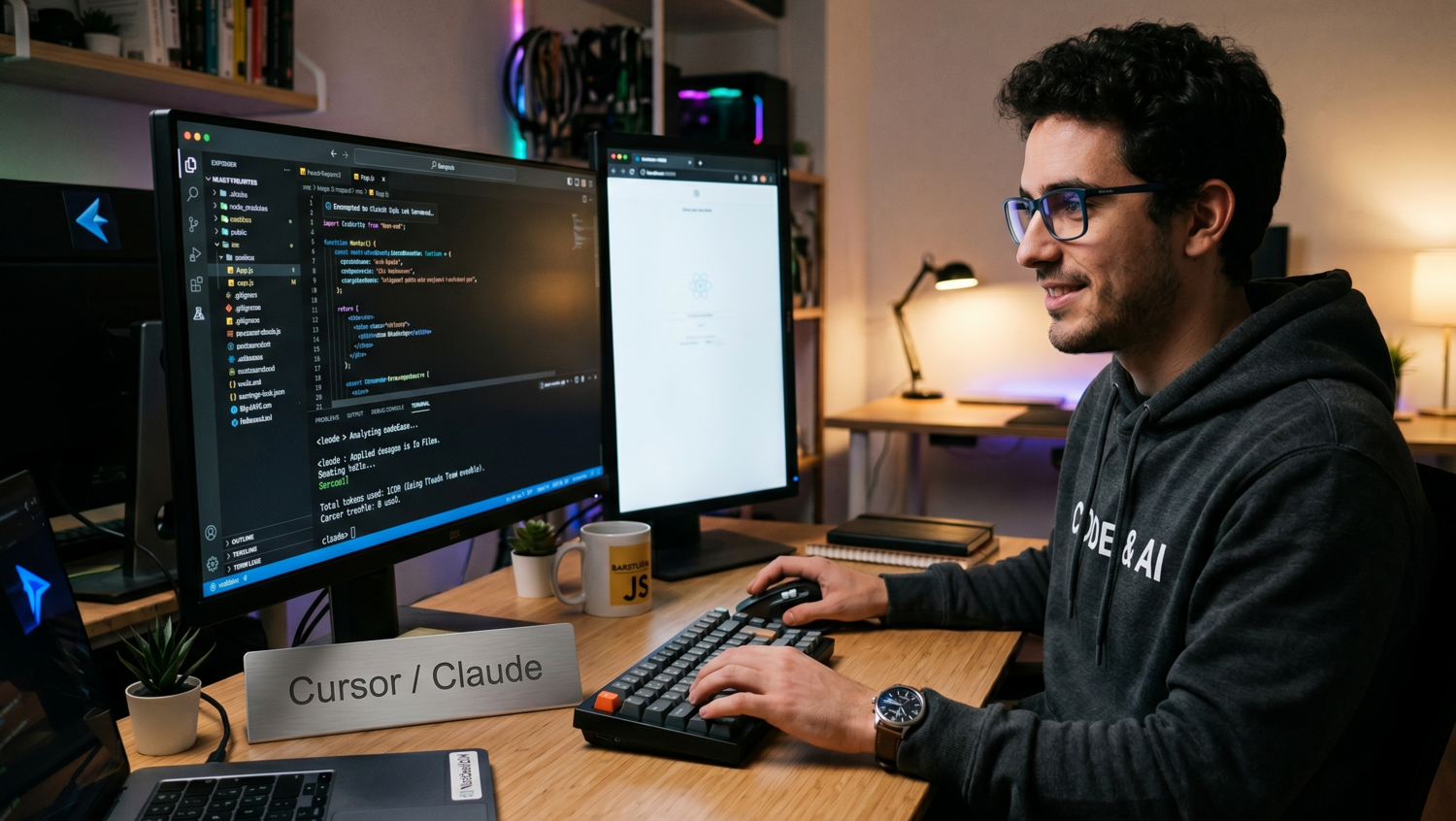 Claude Code en Cursor: cómo la terminal gráfica sustituye al chat y ahorra créditos